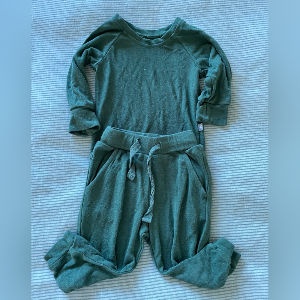 Kyte Baby Jogger set Green Long Sleeve